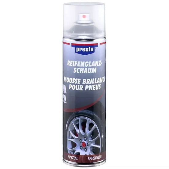 BRILLANT PNEUS MOUSSE AEROSOL 500ML PRESTO