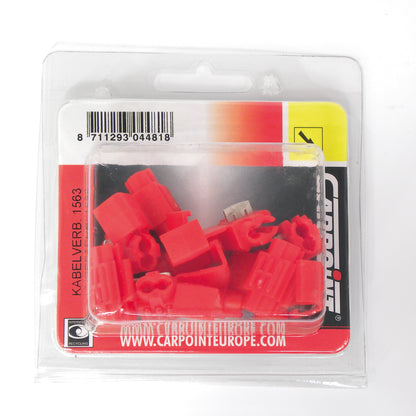 COSSES 1563 POUR CABLES Ø0.5 1.5MM ROUGE 10PCS