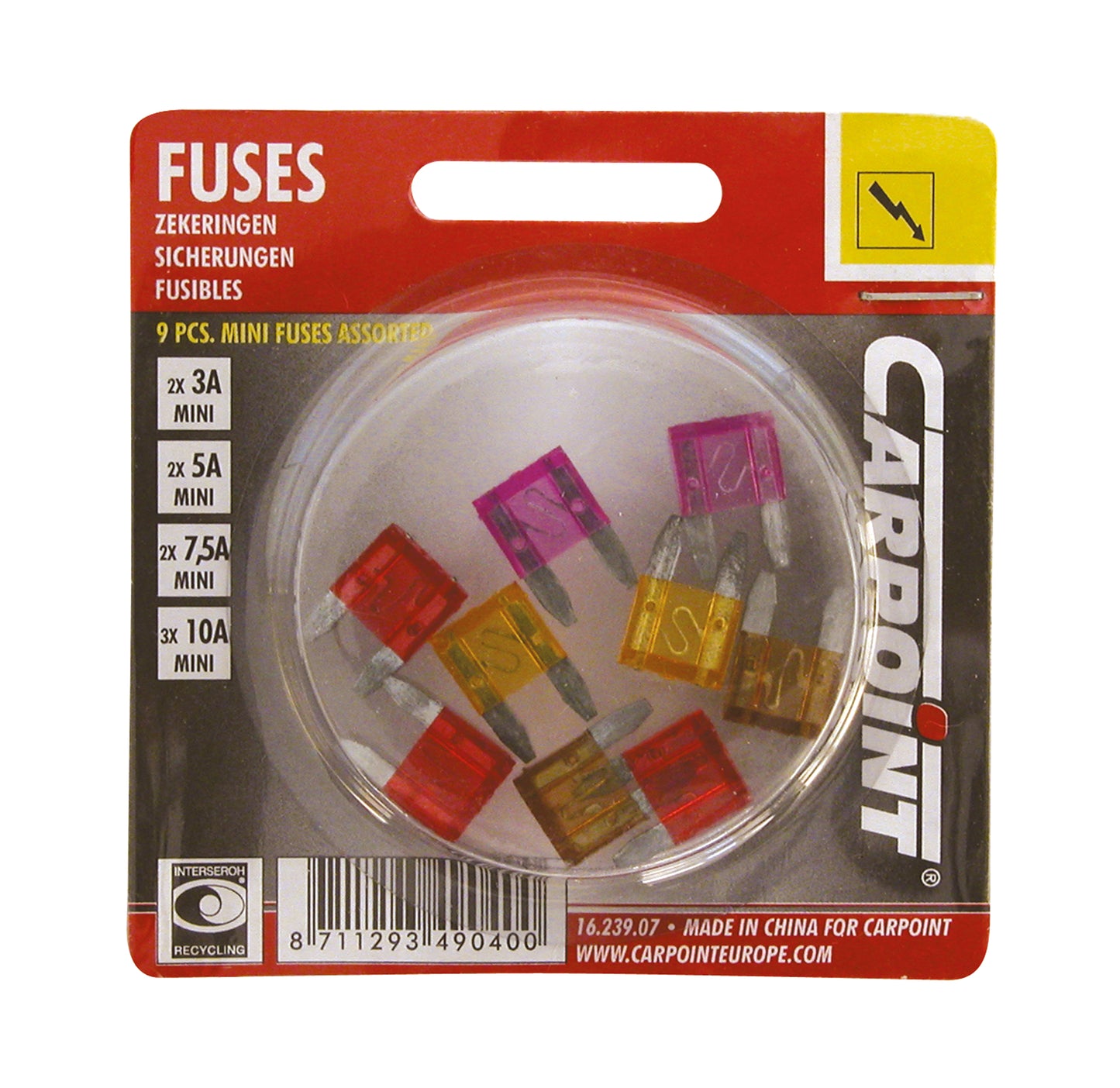 MINI FUSIBLES ASSORTIS X9