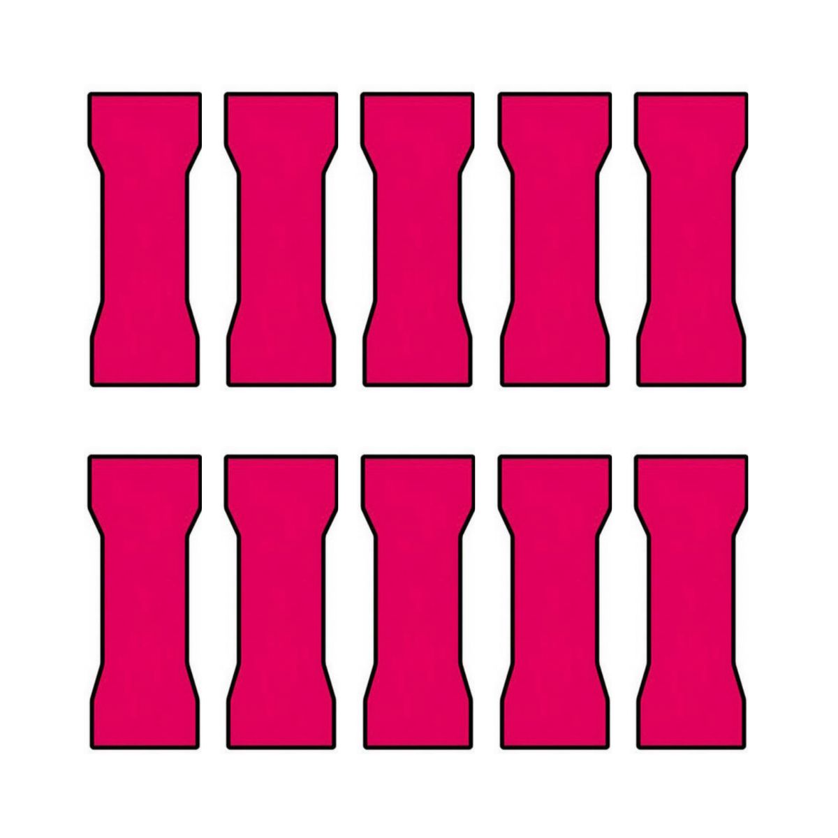 COSSES 545 POUR CABLES Ø0.5 1.5MM ROUGE BLISTER 10PCS