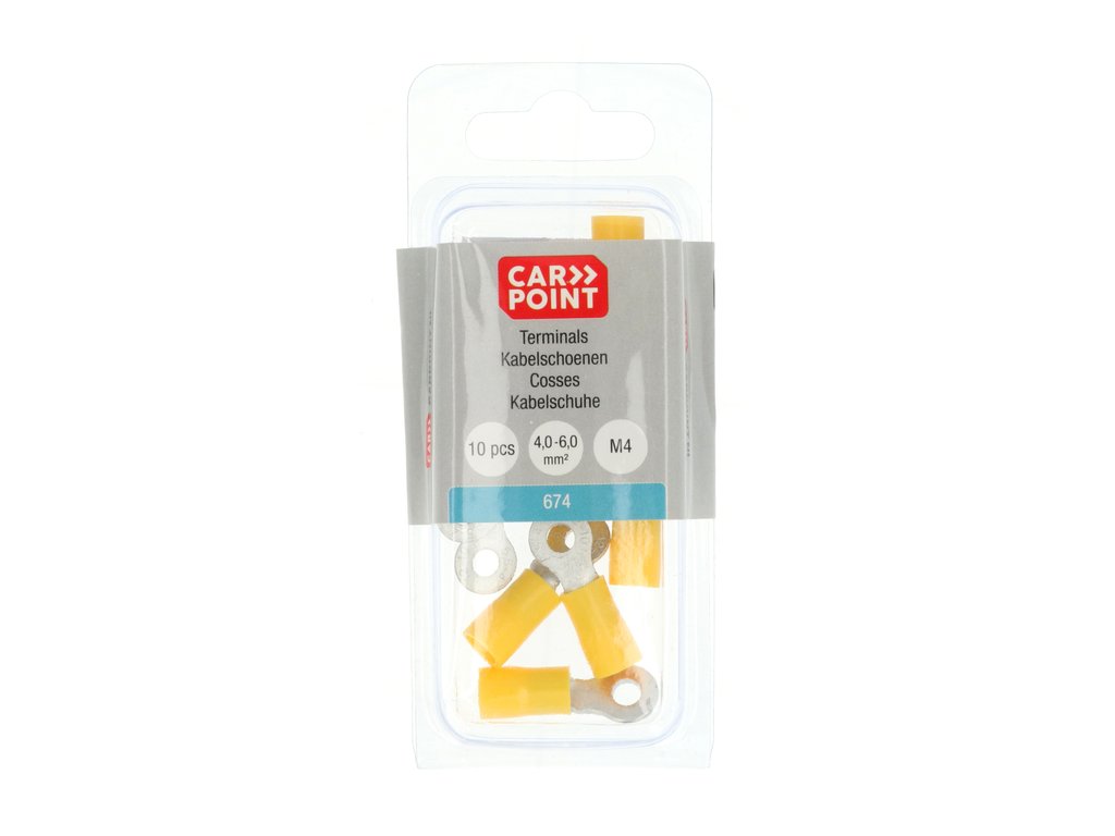 COSSES A ŒILLET 674 M4 JAUNE (10 PCS)