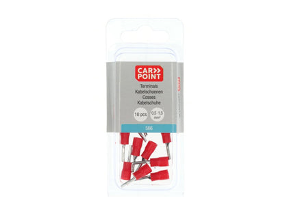 CONNECTEURS A BROCHE 566 ROUGE Ø 1,9MM (10 PCS)