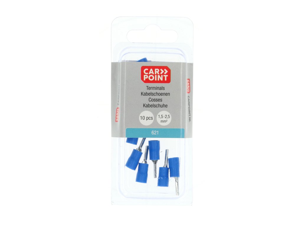CONNECTEURS A BROCHE 621 BLEUS Ø 1,9MM (10 PCS)