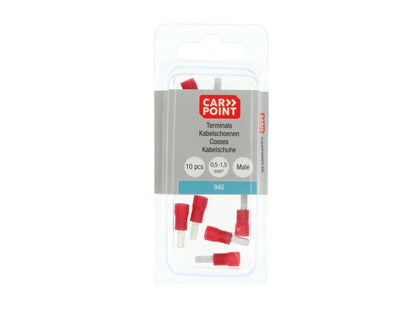 COSSES CLIP MALE 940 ROUGE 2,8X0,8MM (10 PCS)