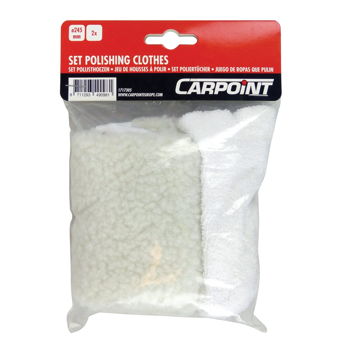 JEU DE HOUSSES A POLIR Ø245MM 2PCS POUR 1717304