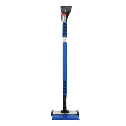 BROSSE A NEIGE 10CM + GRATTE GIVRE   TELESCOPIQUE 100/150CM