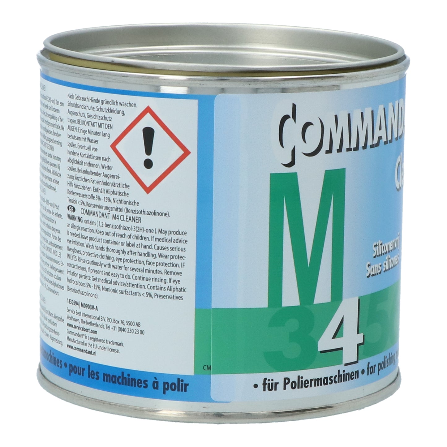 PATE ABRASIVE COMMANDANT CM45 M4 POUR POLISSEUSE 500G