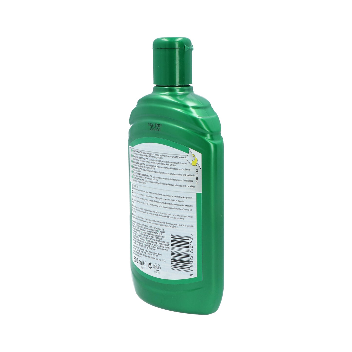 CIRE PEINTURE METALLISEE + PTFE TURTLE WAX FG8222 - 500ML