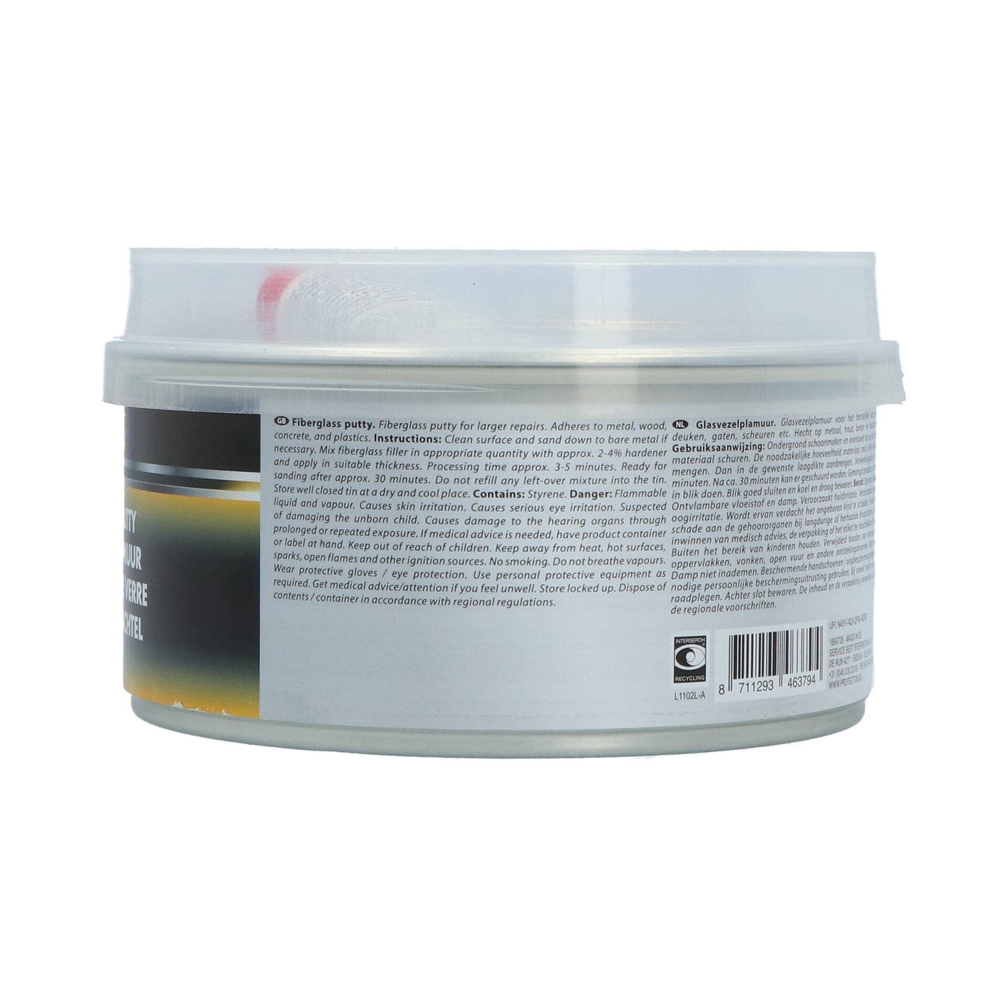 MASTIC FIBRE DE VERRE 1KG