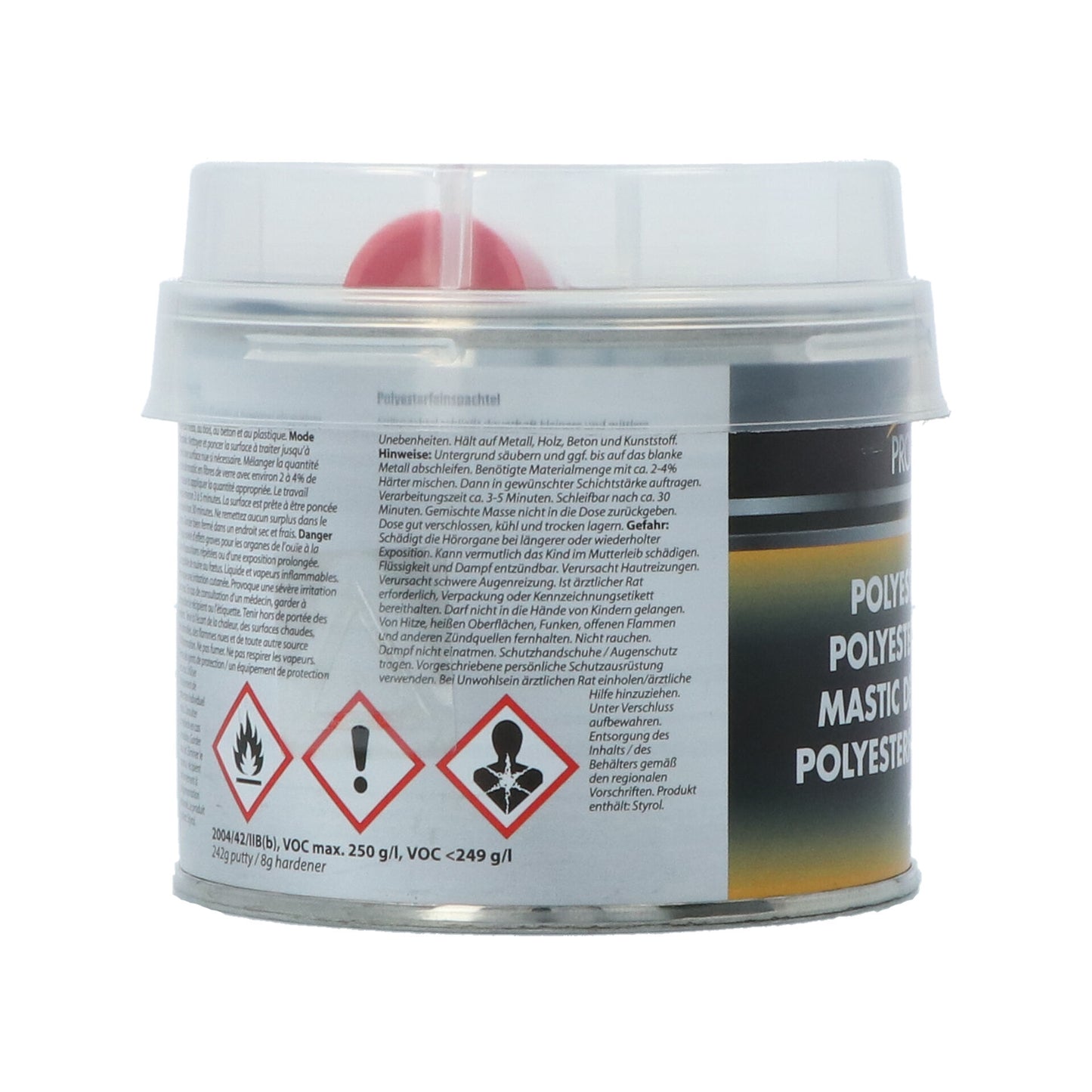 MASTIC DE POLYESTER 250G PROTECTON