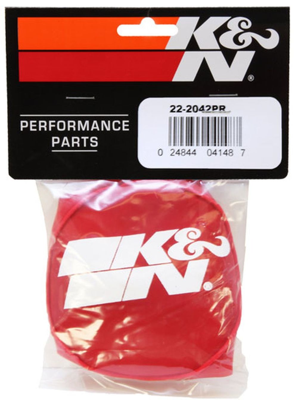 CHAUSSETTE DE RECHANGE POUR FILTRE A AIR K&N ROUGE CONIQUE