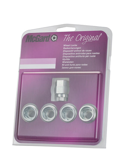 4 ECROUS ANTIVOL SU MCGARD M12X1.25/ 60°/ LONG. 19.7MM/ Ø19/21MM