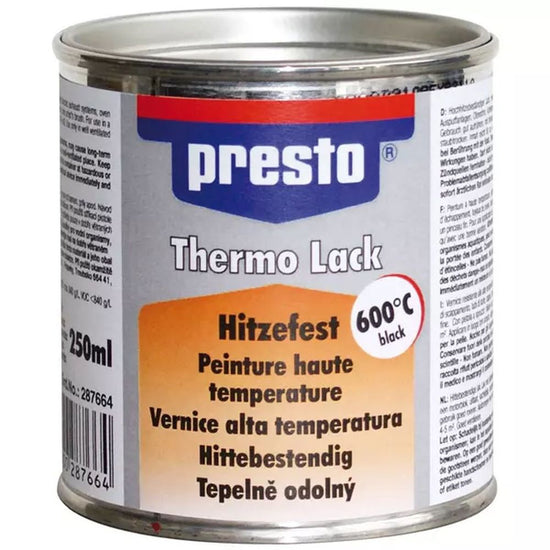 PEINTURE HAUTE TEMPERATURE 600°C POT 250 ML PRESTO