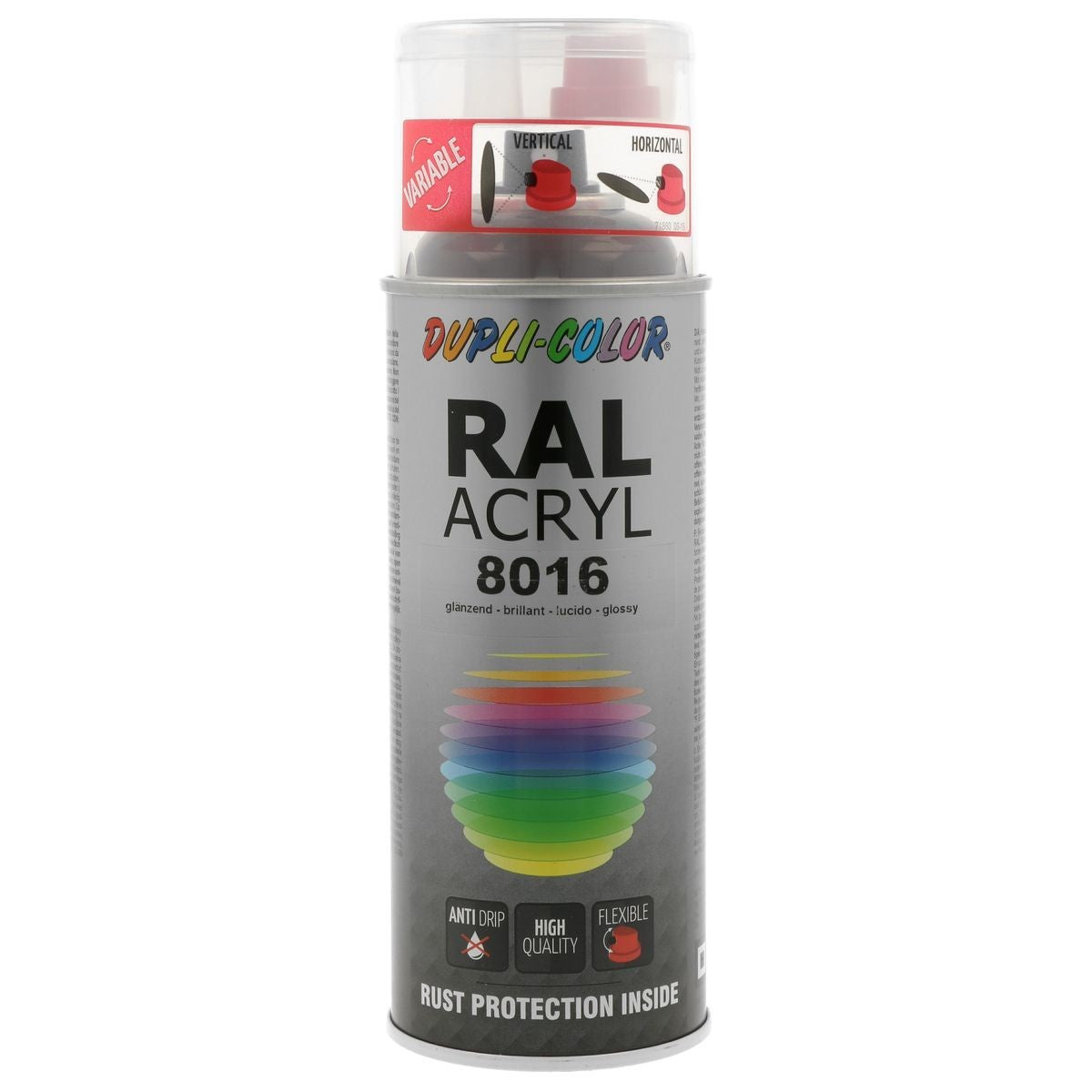 PEINTURE ACRYL RAL 8016 MARRON ACAJOU BR 400 ML DUPLI COLOR