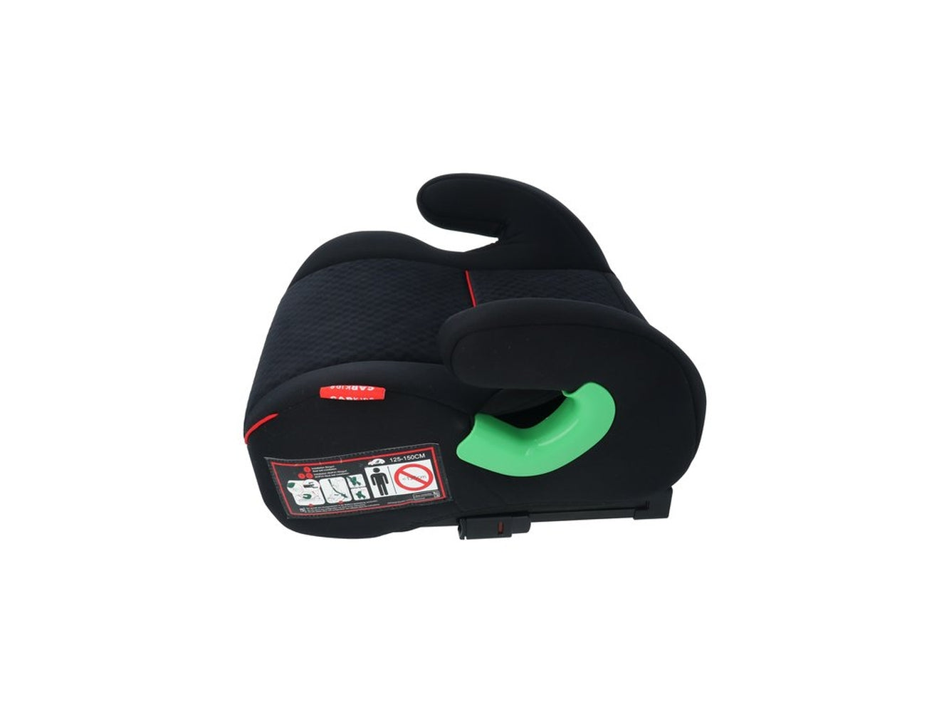 REHAUSSEUR BAS ISOFIX NOIR/ROUGE 125-150CM ISIZE CAR KIDS