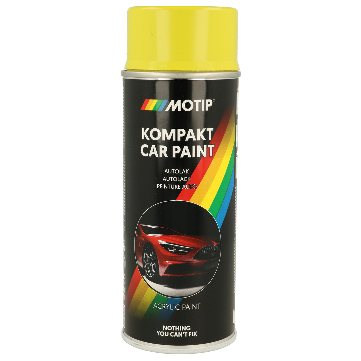 PEINTURE ACRYLIQUE KOMPAKT 44040 JAUNE BRILLANT 400ML MOTIP