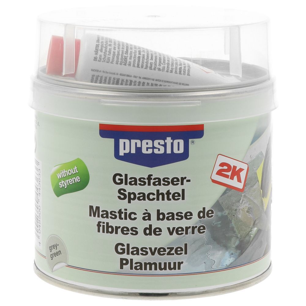 MASTIC A BASE DE FIBRE DE VERRE 2K SANS STYRENE PRESTO 1 KG