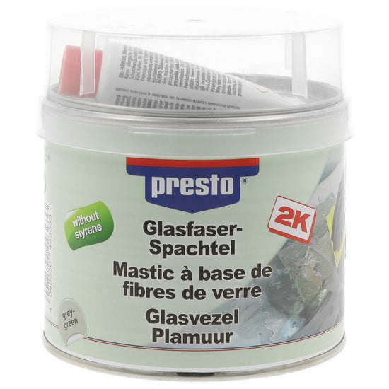 MASTIC A BASE DE FIBRE DE VERRE 2K SANS STYRENE PRESTO 1 KG