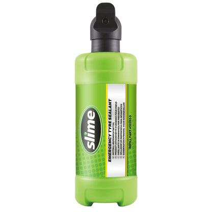 KIT ANTI-CREVAISON A INJECTION AUTOMATIQUE AVEC BOUTEILLE INTEGREE 532ML ET COMPRESSEUR SLIME