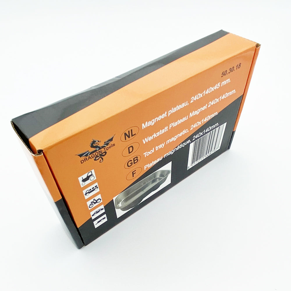 Plateau Magnétique Jaune 13,8x11x2 Cm - Pour Vis, écrous, Outils - Nettoyage Facile, Résistant Chimiques