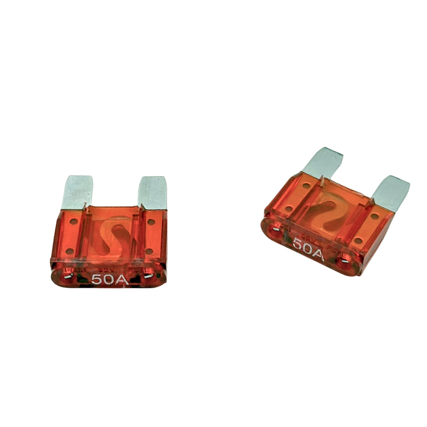2 MAXI FUSIBLES ENFICHABLES 50A ROUGE