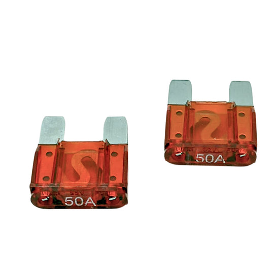 2 MAXI FUSIBLES ENFICHABLES 50A ROUGE