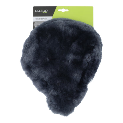 COUVRE SELLE PEAU DE MOUTON ANTHRACITE DRESCO