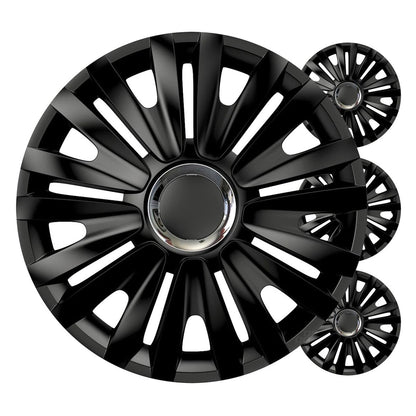 ENJOLIVEURS DE VOITURE 4PCS SET ROYAL NOIR 14" COLOR BOX