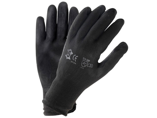 GANTS DE TRAVAIL PU NOIR TAILLE 9 (XL)