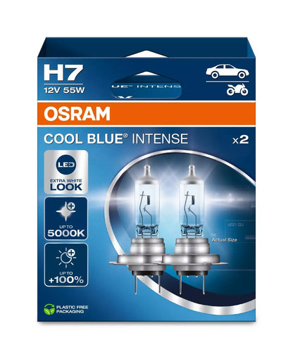 2 AMPOULES COOL BLUE INTENSE H7 12V ECO PACKAGING