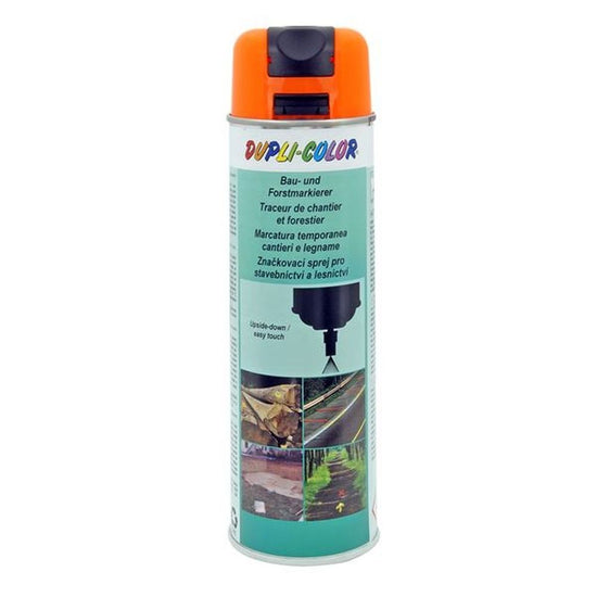 PEINTURE POUR MARQUAGE DE CHANTIER ORANGE DUPLI COLOR 500 ML