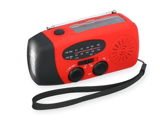 RADIO DE SECOURS LAMPE DYNAMO BATTERIE EXTERNE INTEGREE