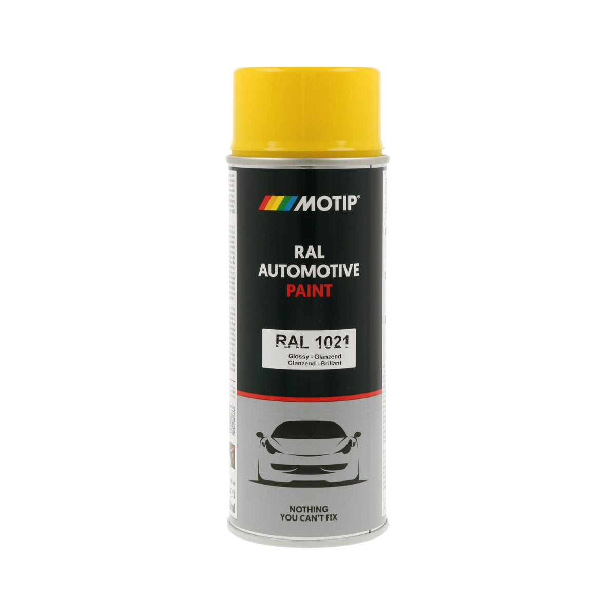 MOTIP Peinture automobile RAL 1021, finition ultra brillante, aérosol 400 ml | 880121