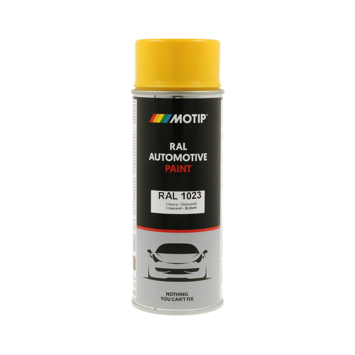 MOTIP Peinture automobile RAL 1023, finition ultra brillante, aérosol 400 ml | 880122