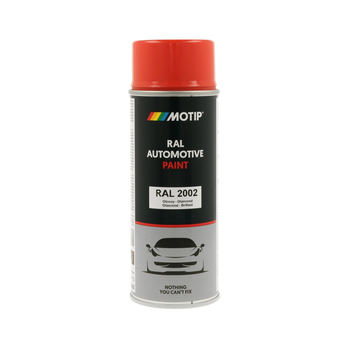 MOTIP Peinture automobile RAL 2002, finition ultra brillante, aérosol 400 ml | 880124