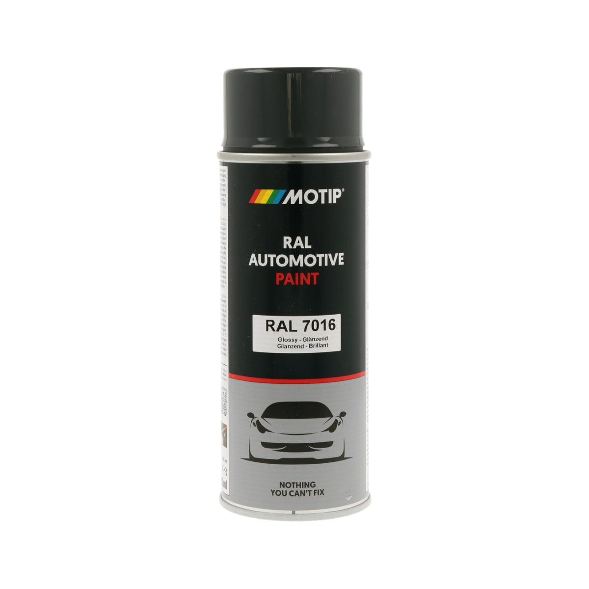 MOTIP Peinture automobile RAL 7016, finition ultra brillante, aérosol 400 ml | 880149