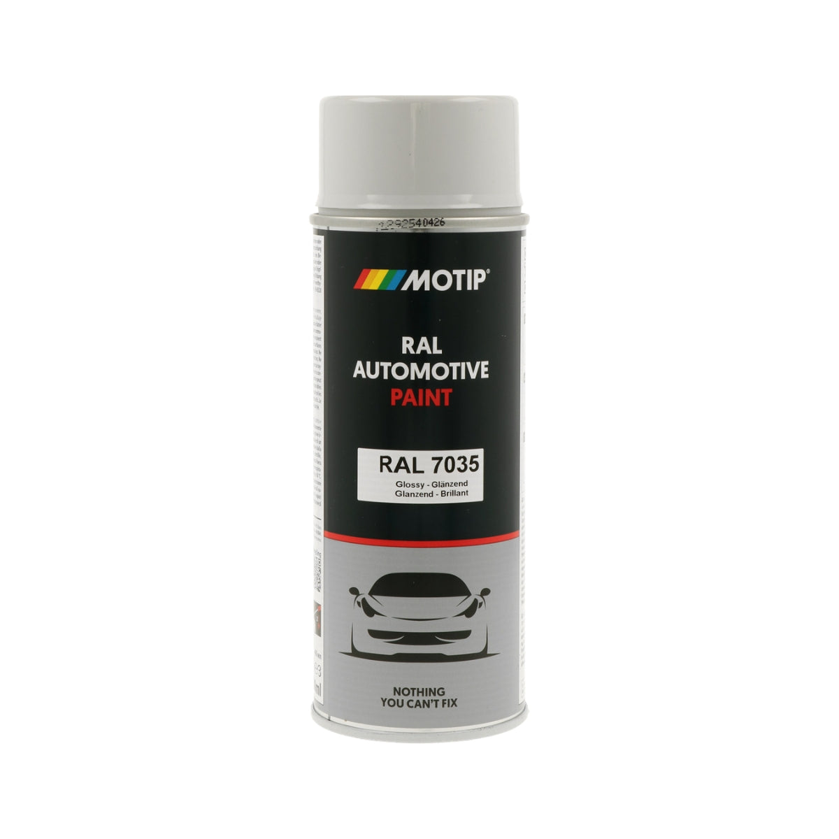 MOTIP Peinture automobile RAL 7035, finition ultra brillante, aérosol 400 ml | 880153