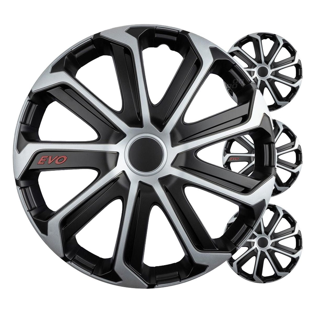 ENJOLIVEURS 4PCS EVO NOIR ET ARGENT 16" COLOR BOX