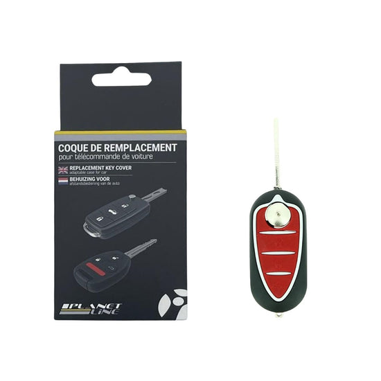 COQUE CLE ADAPTABLE POUR ALFA ROMEO 3 BOUTONS LAME FRAISEE KEYSKAR