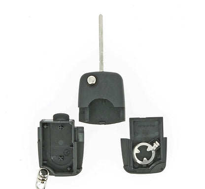 COQUE CLE ADAPTABLE POUR AUDI 2 BOUTONS LAME FRAISEE KEYSKAR