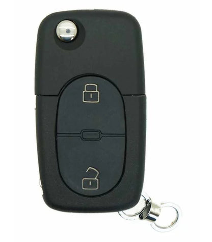 COQUE CLE ADAPTABLE POUR AUDI 2 BOUTONS LAME FRAISEE KEYSKAR