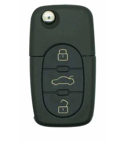 COQUE CLE ADAPTABLE POUR AUDI 3 BOUTONS LAME FRAISEE KEYSKAR