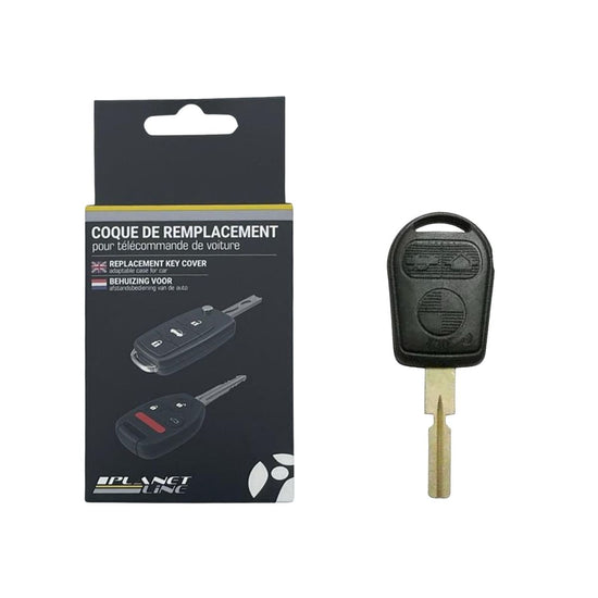 COQUE CLE ADAPTABLE POUR BMW 3 BOUTONS LAME FRAISEE KEYSKAR