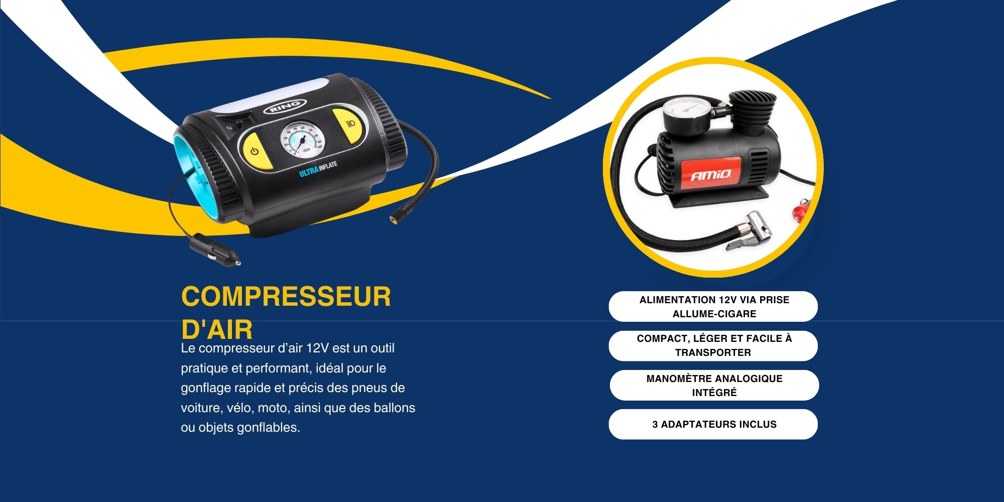Compresseur d’air 12V