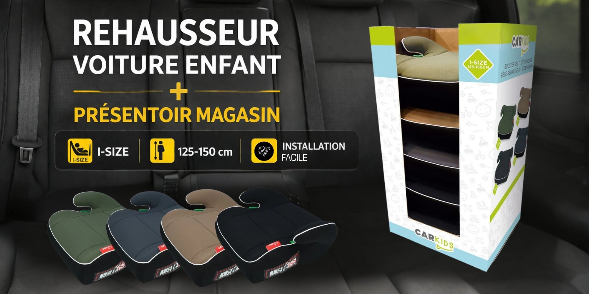 Rehausseur Voiture Enfant CAR KIDS I-Size