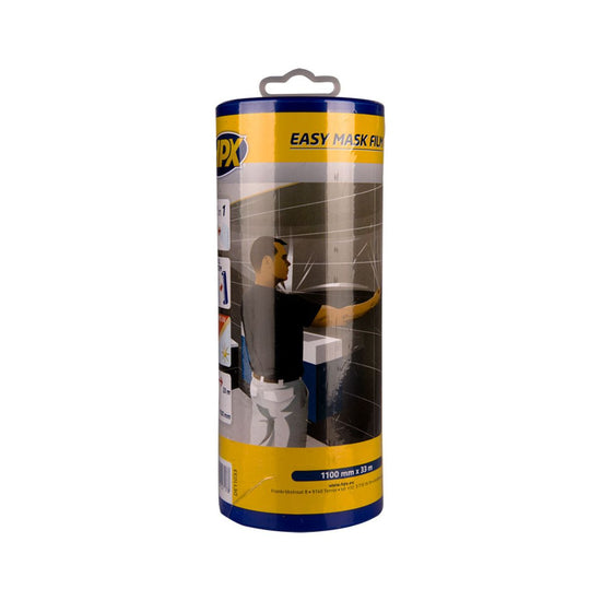 FILM TRANSPARENT 1100MMX33M AVEC RUBAN DE MASQUAGE HPX - DEVIDOIR INTEGRE