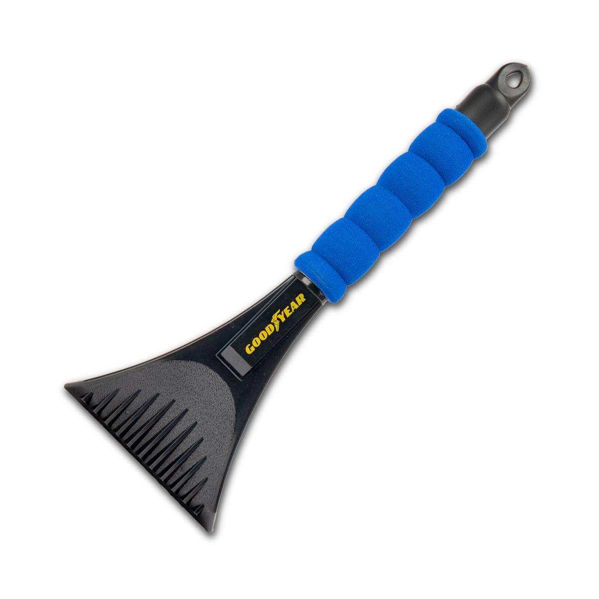 GRATTE-GIVRE ABS + ALUMINIUM MANCHE ERGONOMIQUE AVEC MOUSSE GOODYEAR