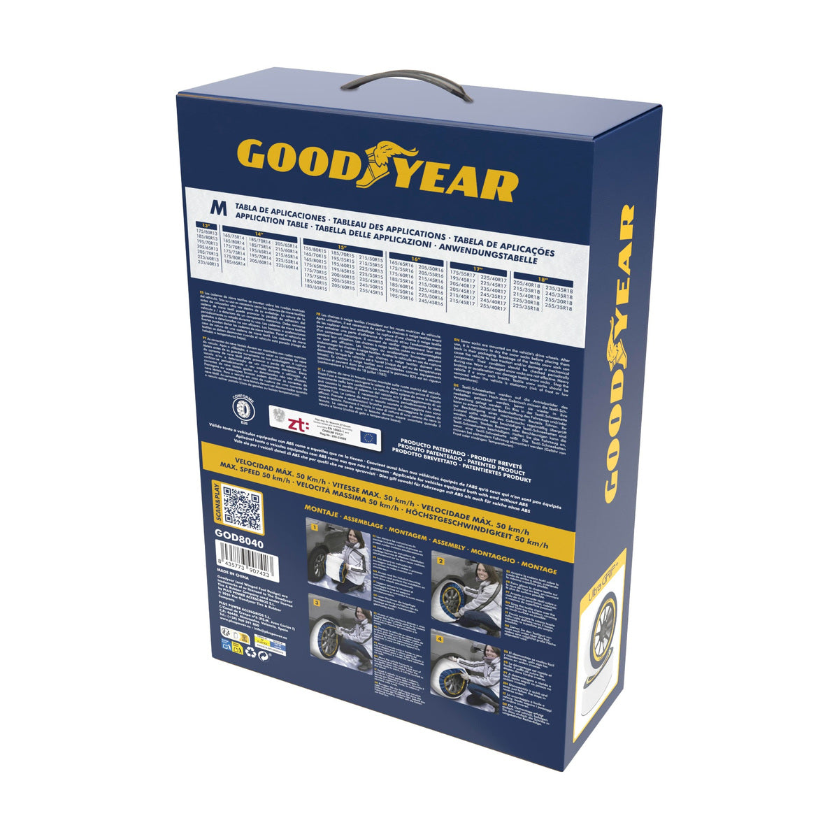 JEUX CHAUSSETTES NEIGE UTRAGRIP+ GOODYEAR TAILLE M