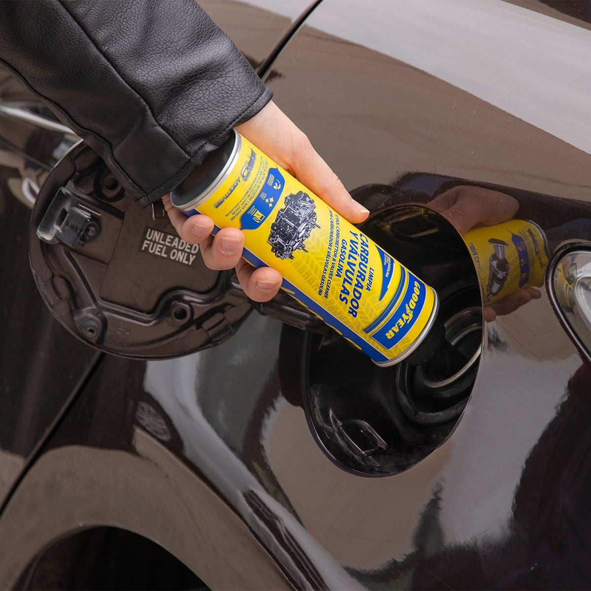 NETTOYANT CARBURATEUR ET SOUPAPES ESSENCE 300ML GOODYEAR