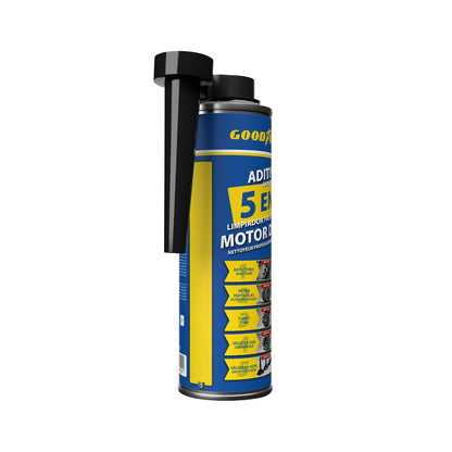 ADDITIF NETTOYANT MOTEUR DIESEL 5 EN 1 300ML GOODYEAR
